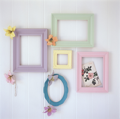Collection of painted frames