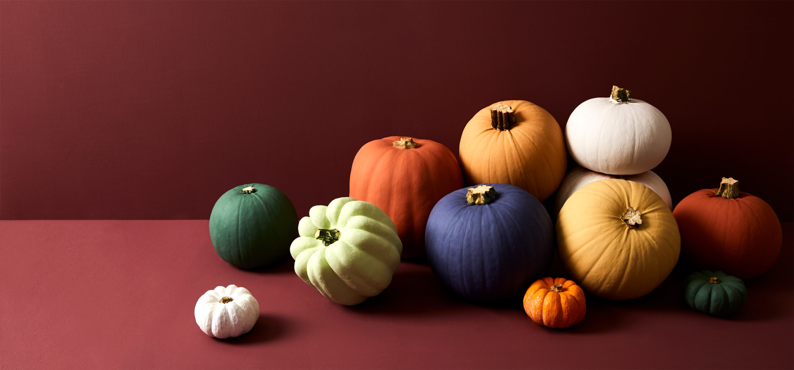 Painted pumpkins, Earthborn style!