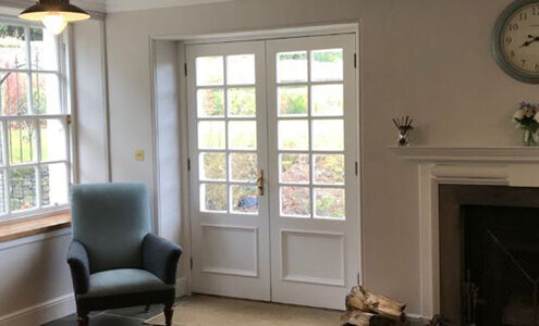 Listed country house.