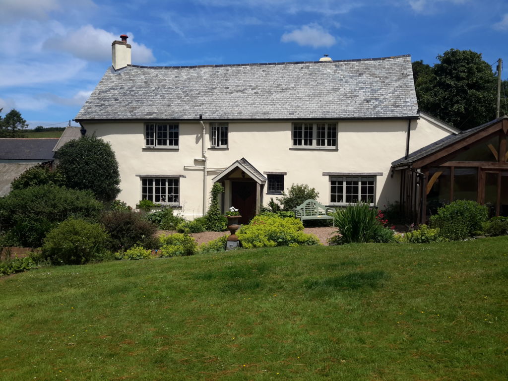 Medieval hall house uses Earthborn breathable Silicate Masonry Paint in Sandstone for exterior render