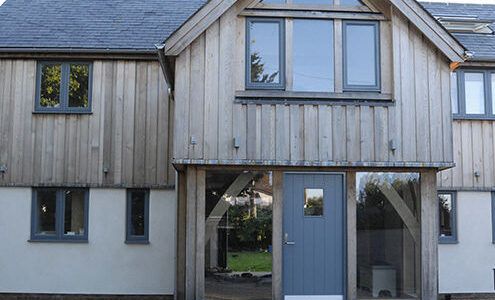 Joe Shimbart - Oak frame property.