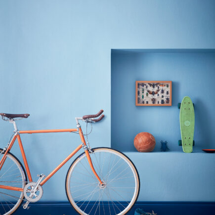 Hallway ft. Polka Dot walls and Toy Soldier skirting