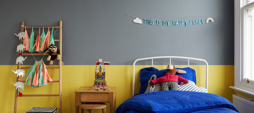 Nursery .ft wall in Hippo Hooray and Daisy Chain