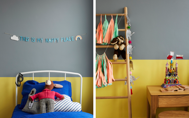Daisy Chain and Hippo Hooray are the perfect match in this fun children's room