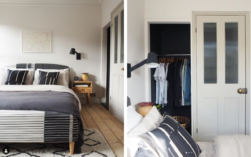 Earthborn Claymate Luke Arthur Wells' contemporary bedroom makeover using Earthborn paint