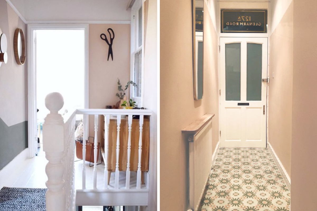 Earthborn paint colour Peach Baby as featured in interior bloggers homes