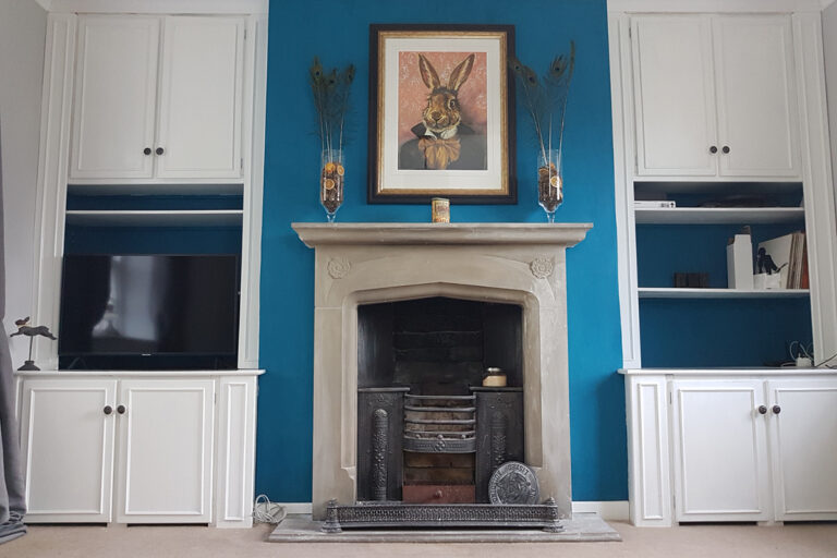 Georgian fireplace.