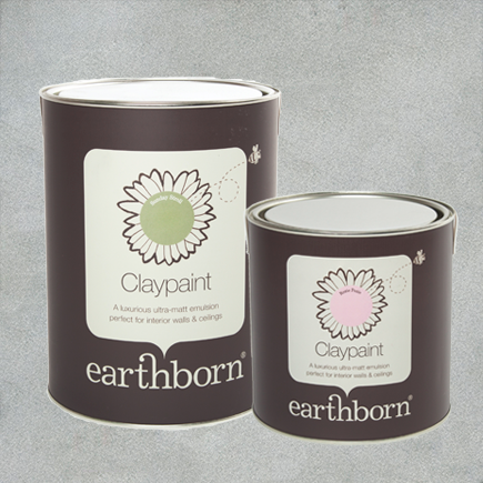 Claypaint 2.5L and 5L tins.
