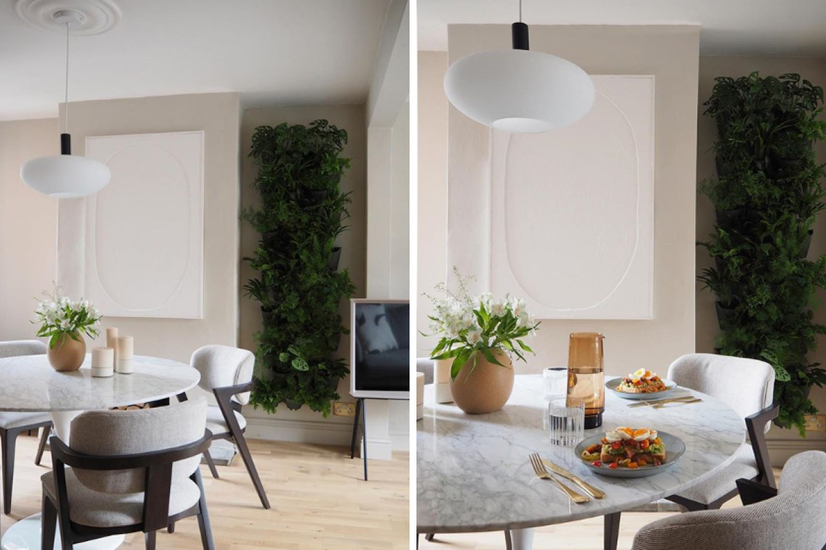 Earthborn Claymate Luke created his own DUY artwork using leftover Claypaint in Flutterby