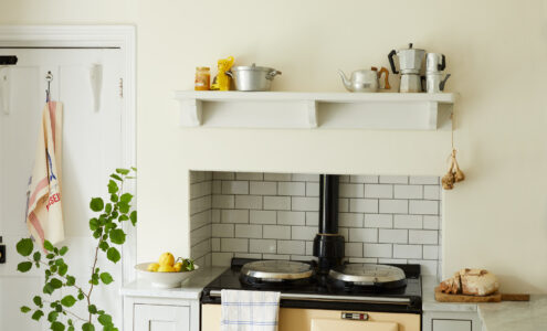 Kitchen painted in Sandy Castle