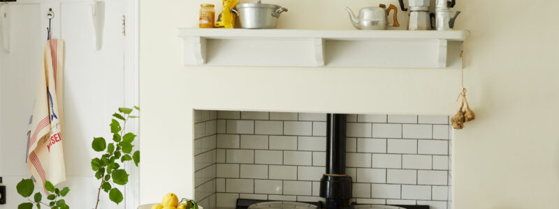 Kitchen painted in Sandy Castle