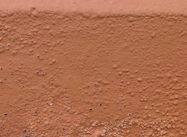 Peeling flaking paint image detail