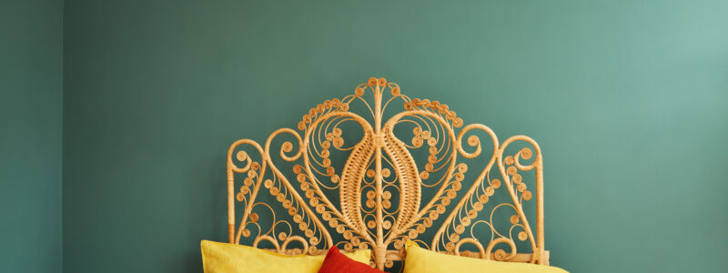 Our favourite green colour schemes - bedroom.