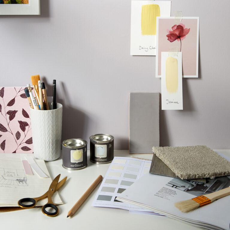 Claypaint breathable paint mood board.