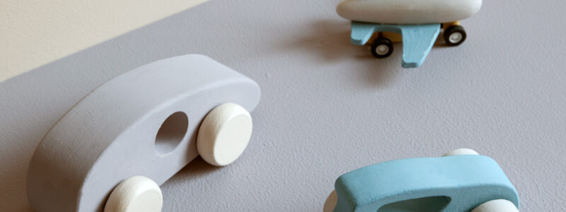 Wooden children's toys.