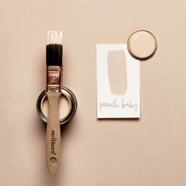 Peach baby mood board.