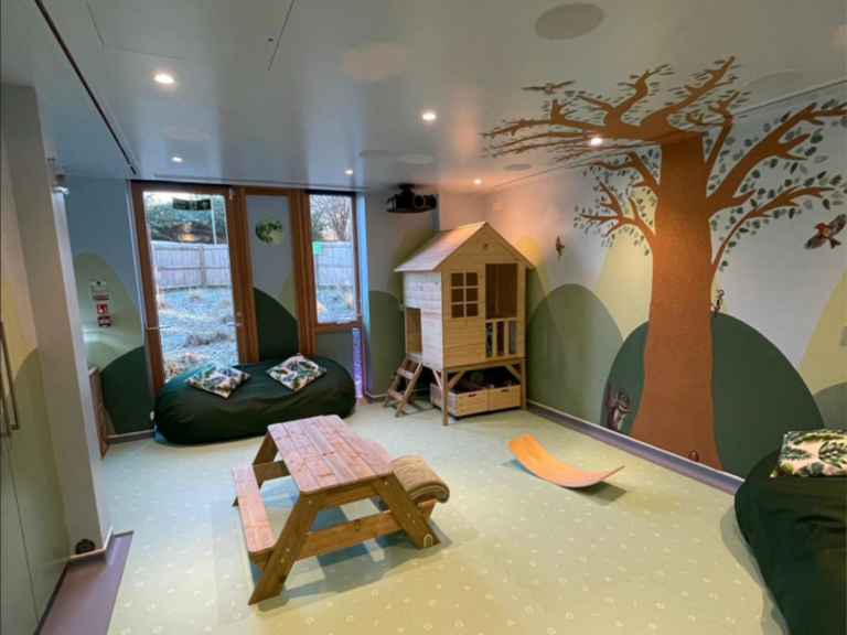 Noah's Ark Children's Hospice playroom.