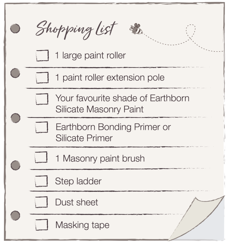 Exterior house painting SHOPPING LIST