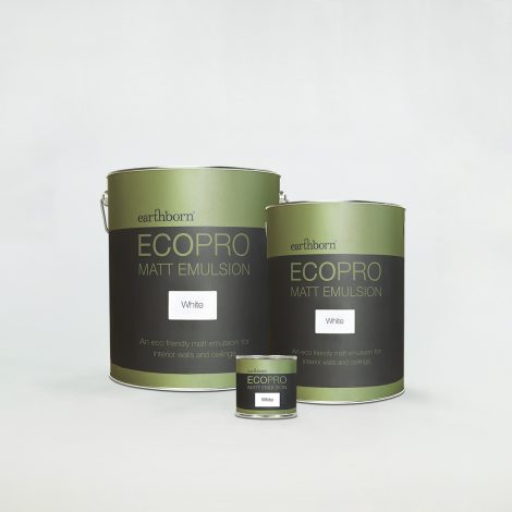ECOPRO Matt Emulsion 10L. 5L, 100ml White background